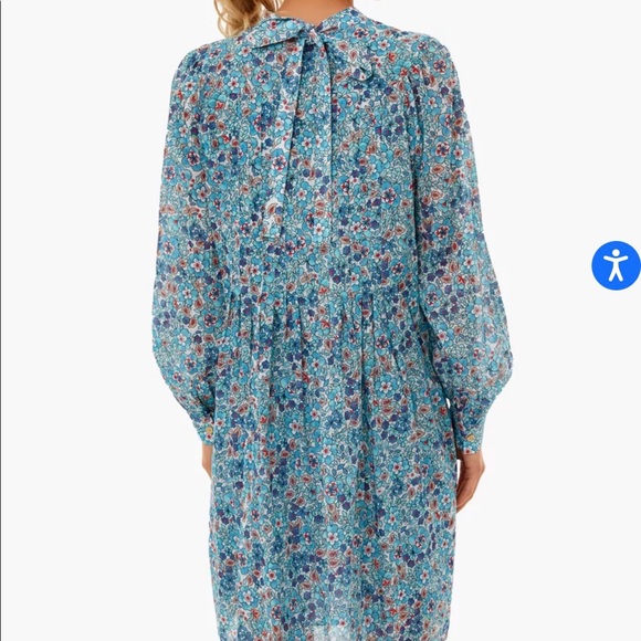 Warm NY June Liberty Fabric Floral Dress - Picture 7 of 11